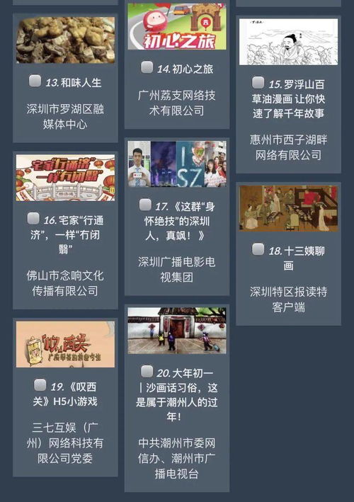 中山臺兩部作品入圍省網絡文化精品，愛它就投它！